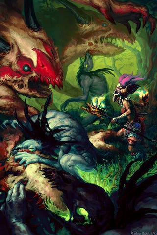 Luscious Game Art Makes Robots and Beasts Look Great Together