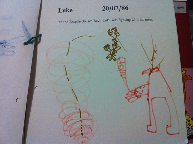 A Child's Sketchbook From the 1980s, Preserved For the 21st Century