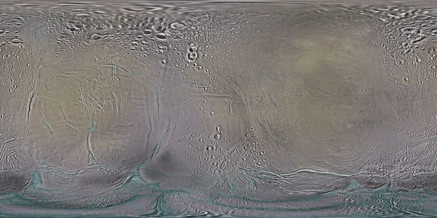 NASA Has Some Beautiful New Maps Of Saturn's Moons