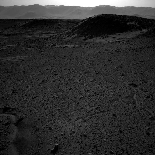 O que é essa luz brilhante capturado por Curiosity em Marte?