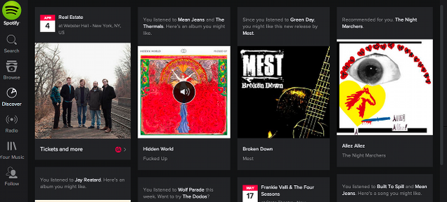 Spotify&#39;s Deep Black Redesign Makes Your Favorite Music Pop