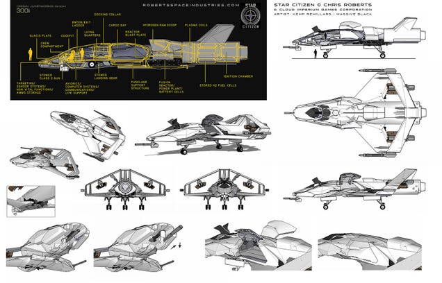 Badass 90's Starfighter Design Lives On With Star Citizen