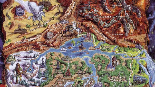 A Tribute to Old Video Game Maps