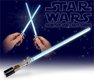 Star Wars Mini-Lightsabre Requires Obligatory "Swooosh" Mouth Effects