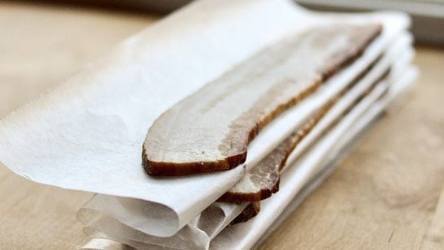 Freeze Bacon Slices Individually With Wax Paper to Avoid Waste