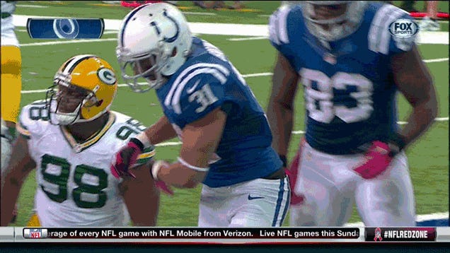 The Colts Discount Double Checked And B.J. Raji-Shuffled All Over The Packers: Your Sunday NFL GIF Roundup