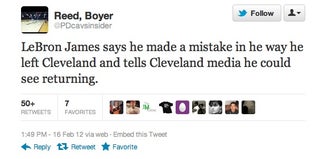 LeBron James Says He's Open To Playing Again In Cleveland, Maybe