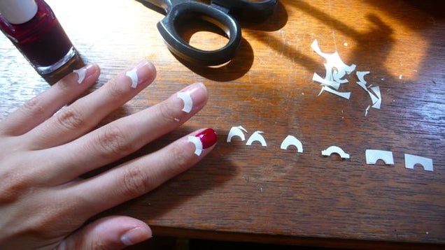 How To Do A 30s-Style Moon Manicure