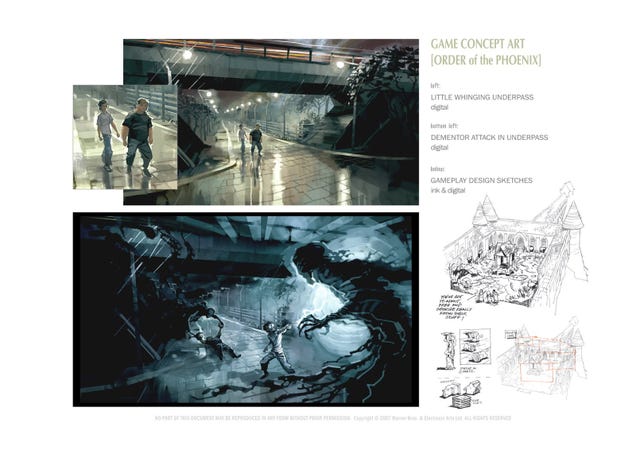 Harry Potter, Batman Will Kick Your Ass All Over This Concept Art