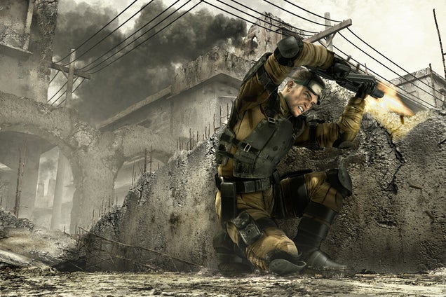 A StarCraft II Marine Won't Shoot Monsters This Pretty