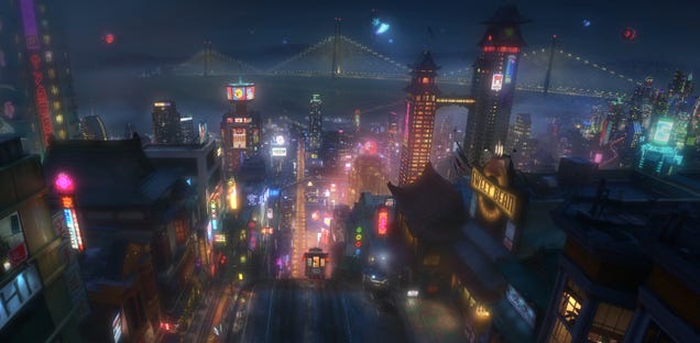 A Tour of 'San Fransokyo,' the Hybrid City Disney Built for Big Hero 6
