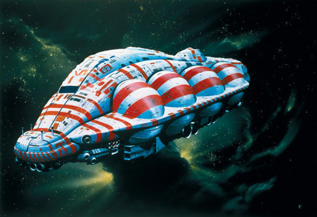 The psychedelic realism of Chris Foss' alternate worlds