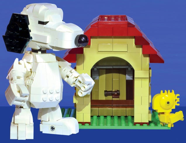 lego snoopy and woodstock