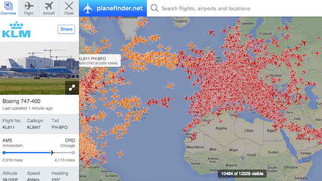 Plane Finder Tracks Your Flight in Real Time