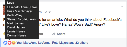 The Six Stages of Facebook Reaction Grief