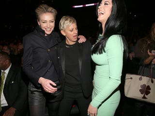 Forget What You Heard: Ellen Staring at Katy Perry's Boobs Is the Only Grammy Moment Worth Revisiting