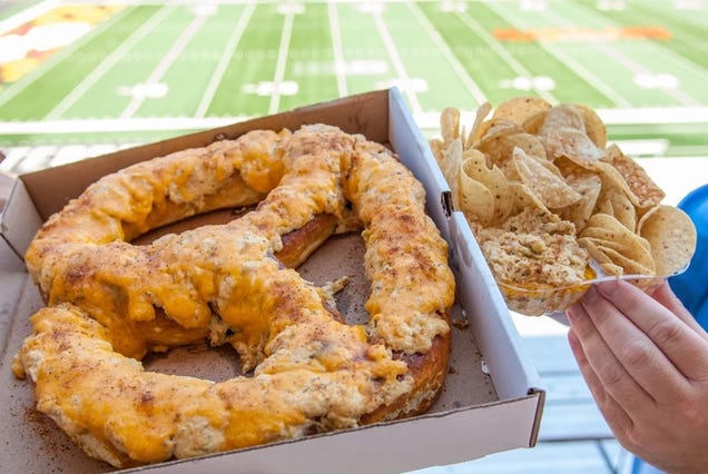 This Giant Crab-Topped Pretzel Is A Tasty-Looking Horror