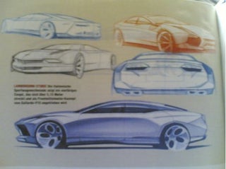 Are These Four-Door Lamborghini Estoque Design Sketches?