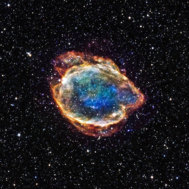 The Remnants of an Exploding Star Are Beautiful Outer Space Chaos