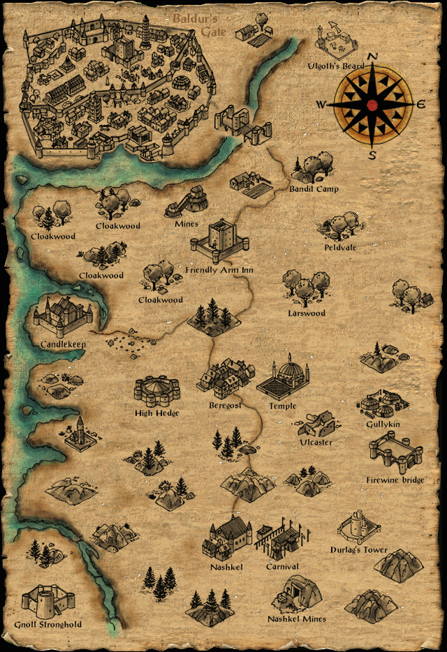 Beautiful Video Game World Maps