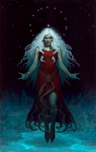 An Exclusive First Look at Brom's New Dark Fantasy Book — Featuring Krampus, the Christmas Devil!