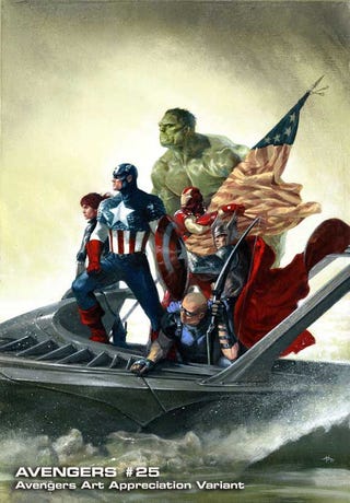Avengers fine art covers present The Hulk à la Michelangelo and Al Hirschfeld