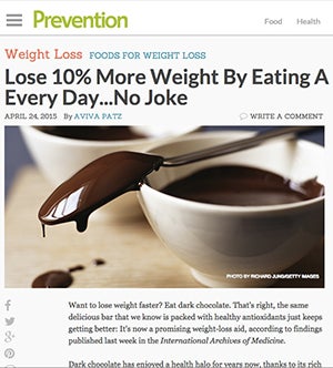 I Fooled Millions Into Thinking Chocolate Helps Weight Loss. Here's How.