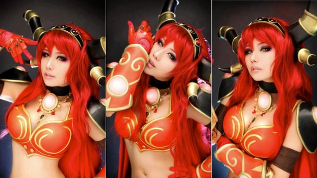 World of Warcraft Outfits Look Lovely in Red as well as Purple