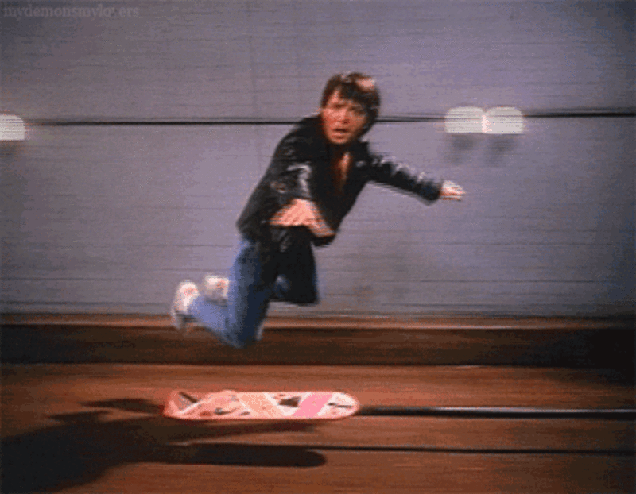 Back to the Future's Hoverboards Were Originally Way Bigger