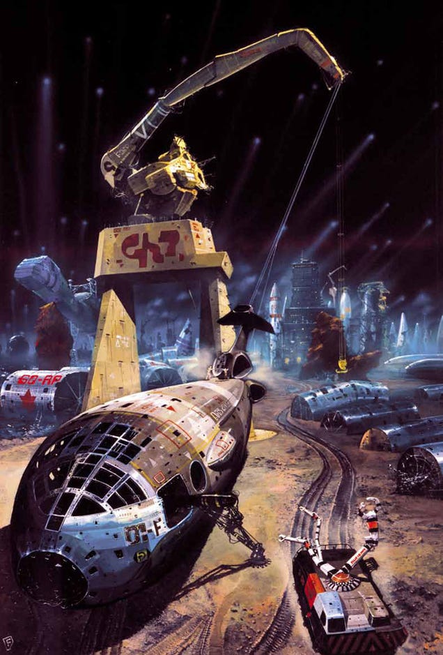 The psychedelic realism of Chris Foss' alternate worlds
