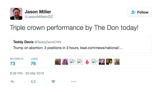 Newly-Hired Trump Aide Deletes Tweets About "Sleazy Donald" for Some Reason