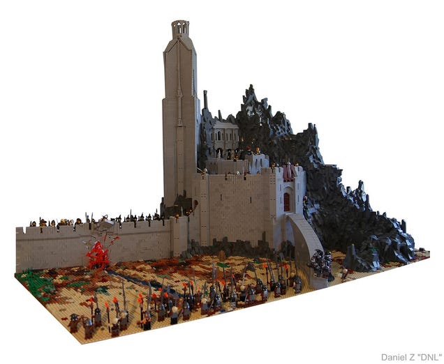 At Dawn, Look to the East for This Incredible Lord of the Rings LEGO Diorama