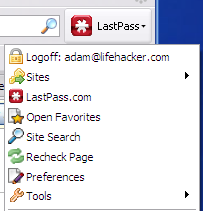 lastpass history of generated passwords