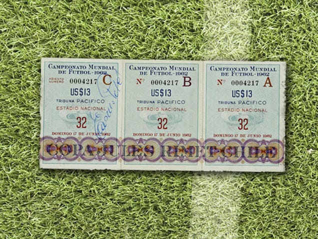 80 Years of World Cup Ticket Designs