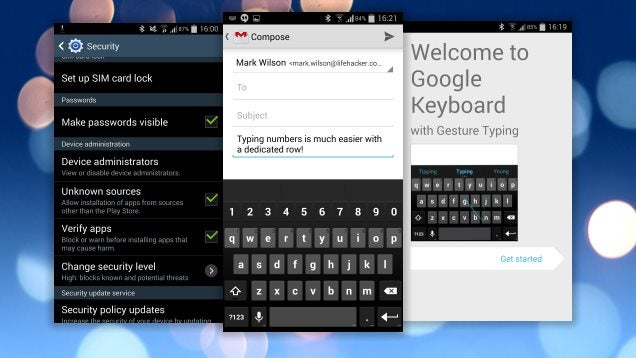 Modded Google Keyboard Adds a Number Row For Easier Numerical Entry