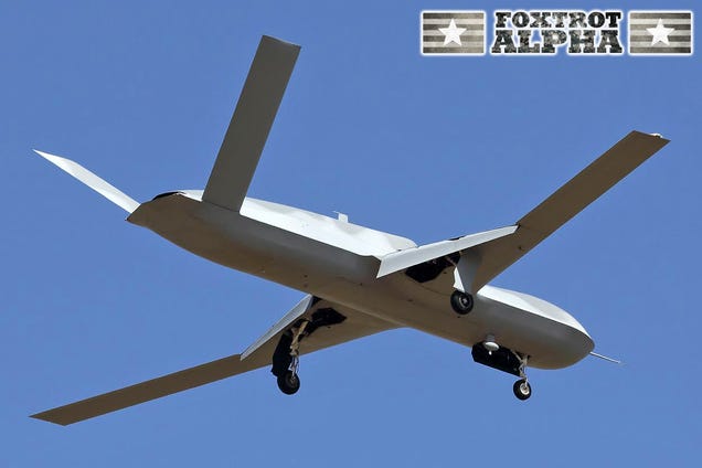 Exclusive Pics Of What Could Be The Navy's First Stealth Combat Drone