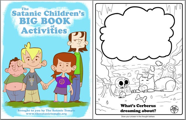Satanists Made a Coloring Book for Public Schoolkids, and It's Not Bad
