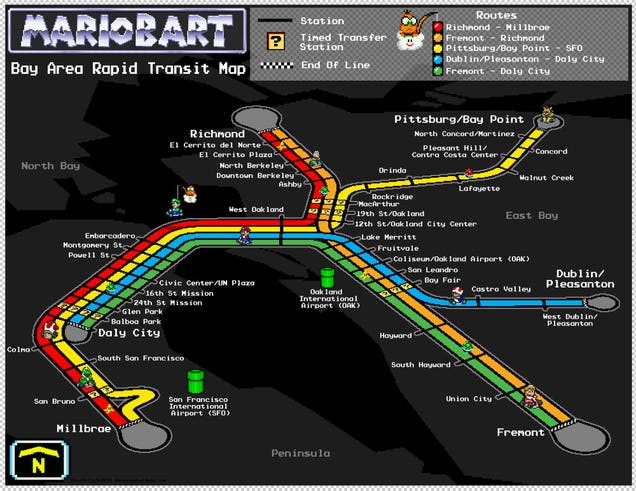 This MarioBART Map Takes Rainbow Road Right Through San Francisco
