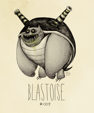 Pokémon, in the style of Tim Burton
