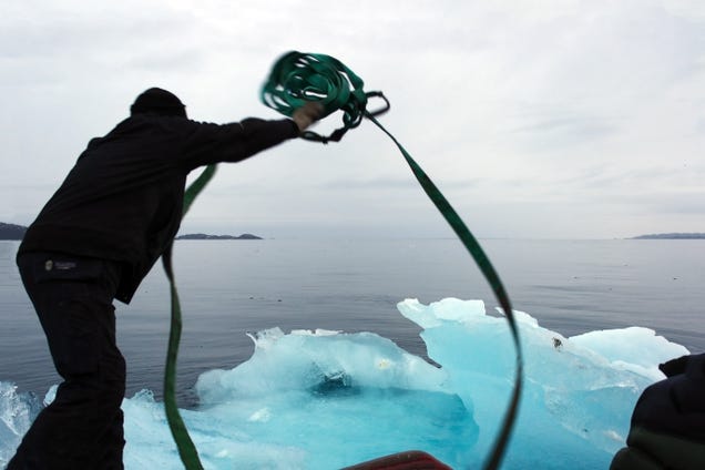 What It Takes To Transport 112 Tons of Arctic Ice Over 2,000 Miles