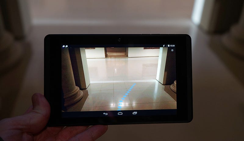 Using Nothing But Google's Project Tango Tablet To Escape A Maze