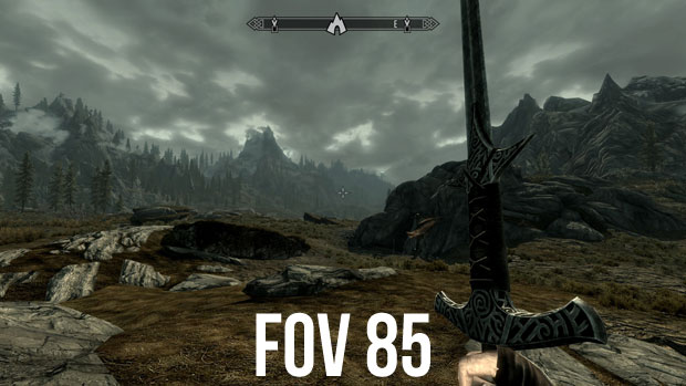 skyrim free camera controls