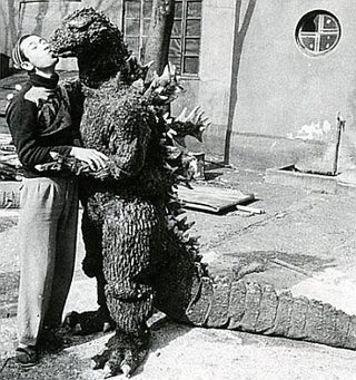 Behind-the-scenes Godzilla photos were charming, absolutely ridiculous