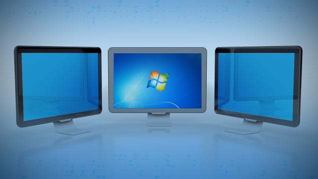 The price of extra monitors has fallen steadily over the years, quality has risen, and Windows is more multi-monitor friendly than ever.