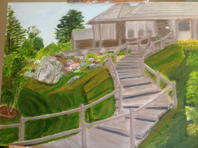 A Watermelon, a Golf Course, a Horse, and Monstrous Dogs: 12 New Paintings from George W. Bush