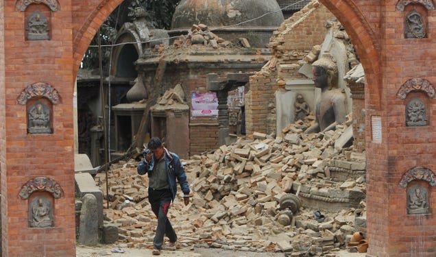 La devastación del terremoto de Nepal, en imágenes