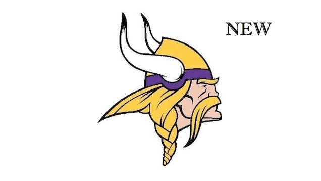 Can You Find The Five Differences In The New Vikings Logo?