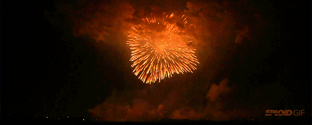 Watch the biggest firework ever explode into a 2,624-foot ball of fire