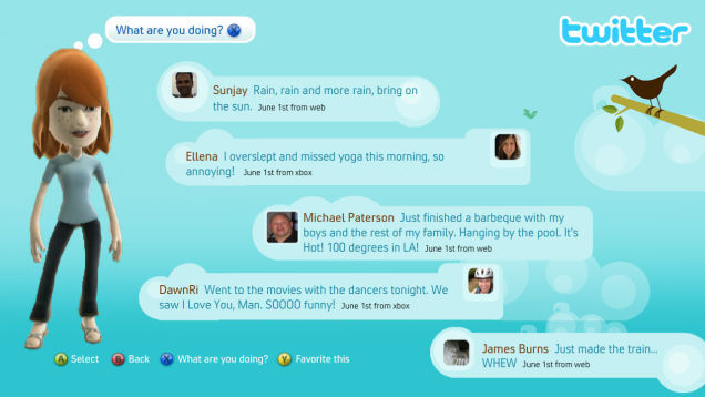 Facebook, Twitter Coming To Xbox 360