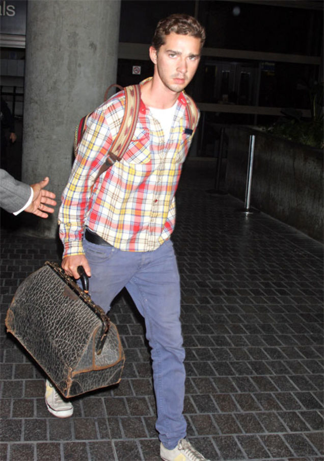 Shia LeBeouf Shoots Daggers, Leaves